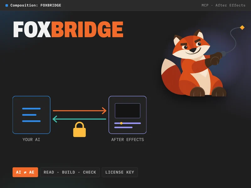 FoxBridge: your AI connected to After Effects